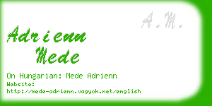 adrienn mede business card